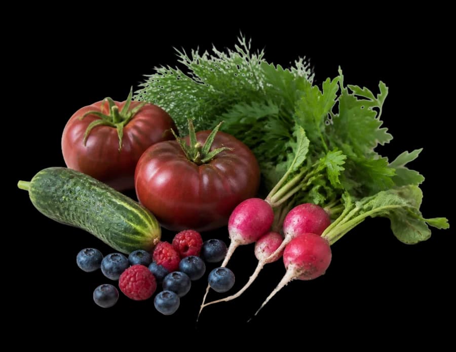 Vegetables, herbs, and berries — Specus Village